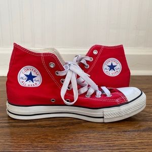 Classic Red Converse All Star Hightops